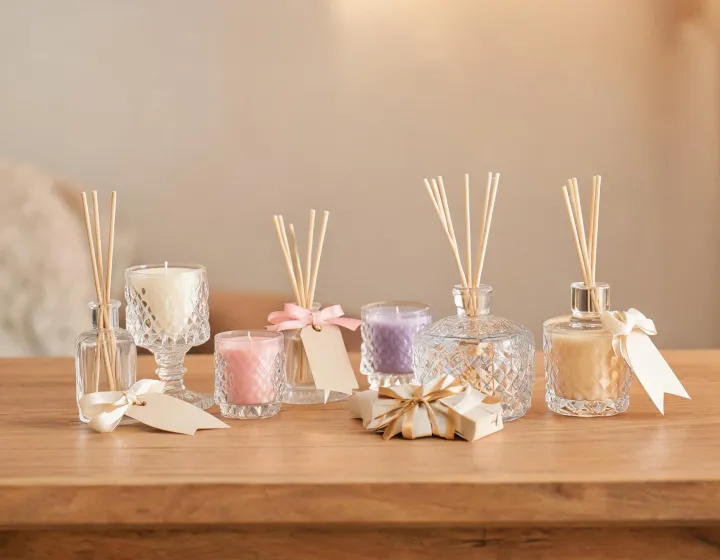 Curated gift guide table