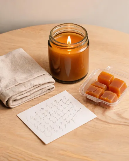 Thank you candle gift